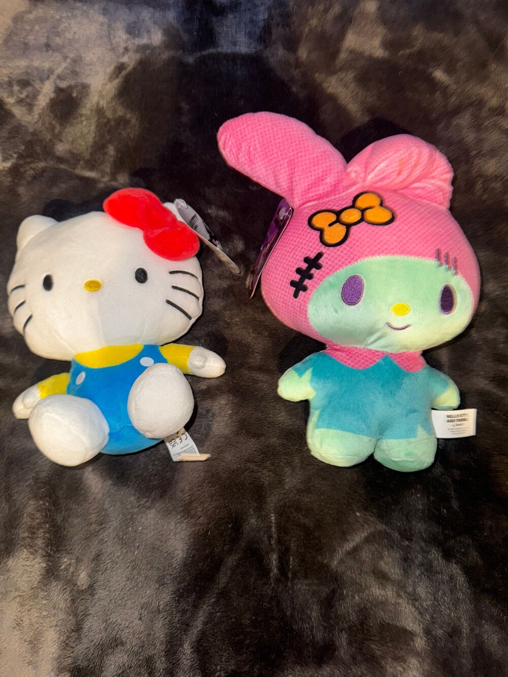 Sanrio Hello Kitty and Friends My Melody Plush Soft Toy Pink Blue